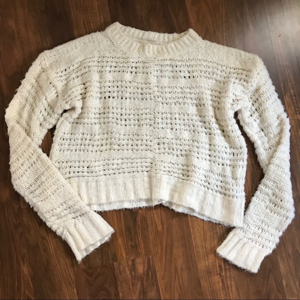 A.L.C. 100% silk open-knit sweater